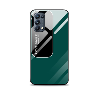 适用于opporeno5手机壳男reno5pro/+新款Reno5 K钢化玻璃0pp0潮5g防摔创意套全包超薄软边硅胶外壳简约love