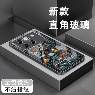 适用荣耀WIN手机壳男新款荣耀winrt机械装置HONOR华为钢化玻璃保护套潮牌乐高结构全包防摔硅胶软边硬外壳