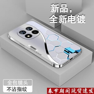 适用红米note14pro+手机壳新款RedmiNote14小米潮男高颜值电镀银保护套镜头全包防摔创意粒子小众软硅胶外壳