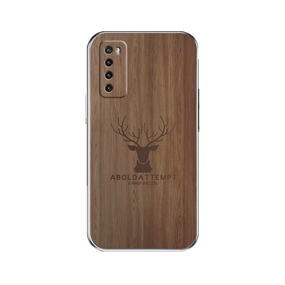 木纹金属鹿头适用华为nova7手机壳nova7pro男款高端7se全包乐活版电镀银保护套创意个性防摔5g简约软硅胶外壳