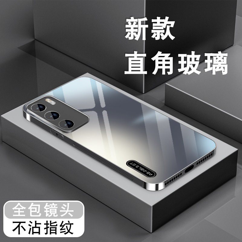 渐变撞色适用华为p40手机壳p30pro新款p20轻奢男P40PRO+钢化玻璃p10plus保护套全包防摔个性简约高级硅胶硬壳