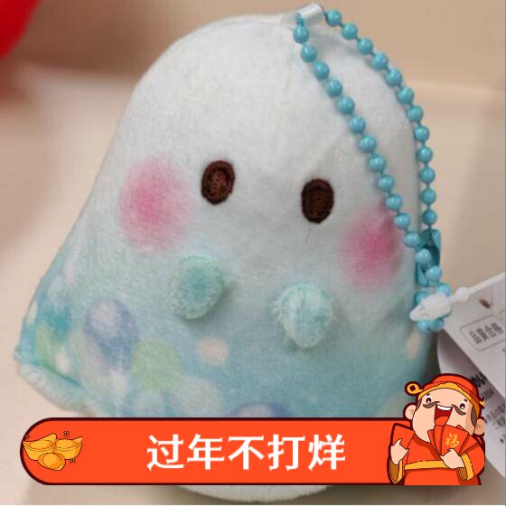 新款 amuse 进口海洋生物挂件章鱼君迷你小挂件中性毛绒 玩具