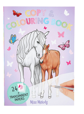 Miss Melody涂色抄写本绘画本幼儿园宝宝早教兴趣启蒙涂色本12179