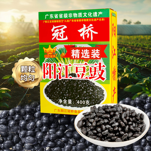 阳江豆豉400g农家自制风味