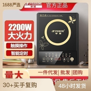 半球电磁炉家用爆炒一体电池炉智能定时火锅炉多功能触屏电磁灶