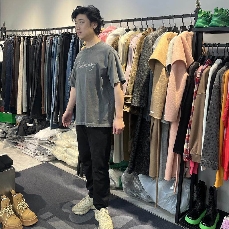 潮牌短袖欧美情侣重工T恤高端