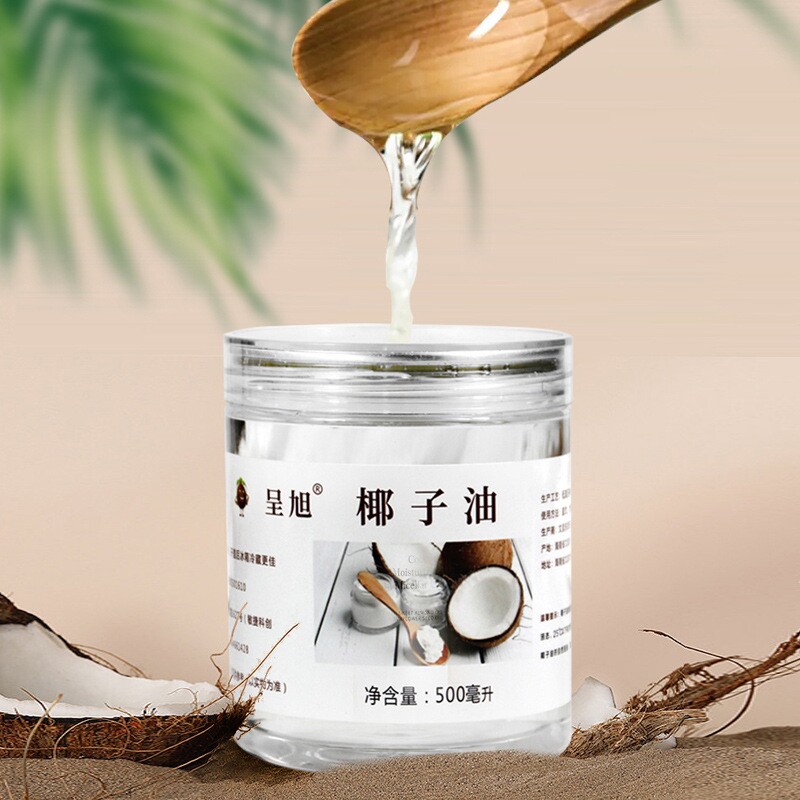 呈旭 椰子油500毫升   椰子油烘焙用  护发  漳州烘焙原料图片