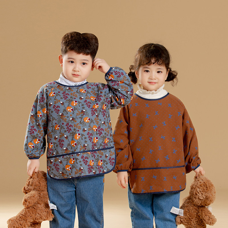 男女宝宝磨毛纯棉罩衣儿童秋冬防水反穿衣幼儿园围裙婴儿防脏围兜,童装/婴儿装/亲子装,反穿衣/罩衣,淘宝优惠券,粉丝福利购,淘宝优惠卷