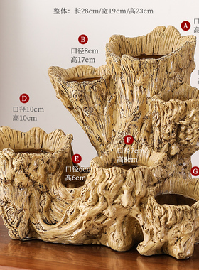 根雕桌面摆件苹香园树脂禅意