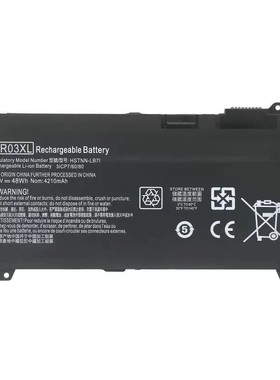 适用惠普 ProBook 430 440 450 455 470 G4 G5 RR03XL 笔记本电池