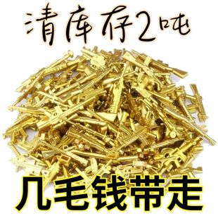 特种兵军事人仔黄金武器装备重火力火箭筒枪械积木玩具士兵机关枪