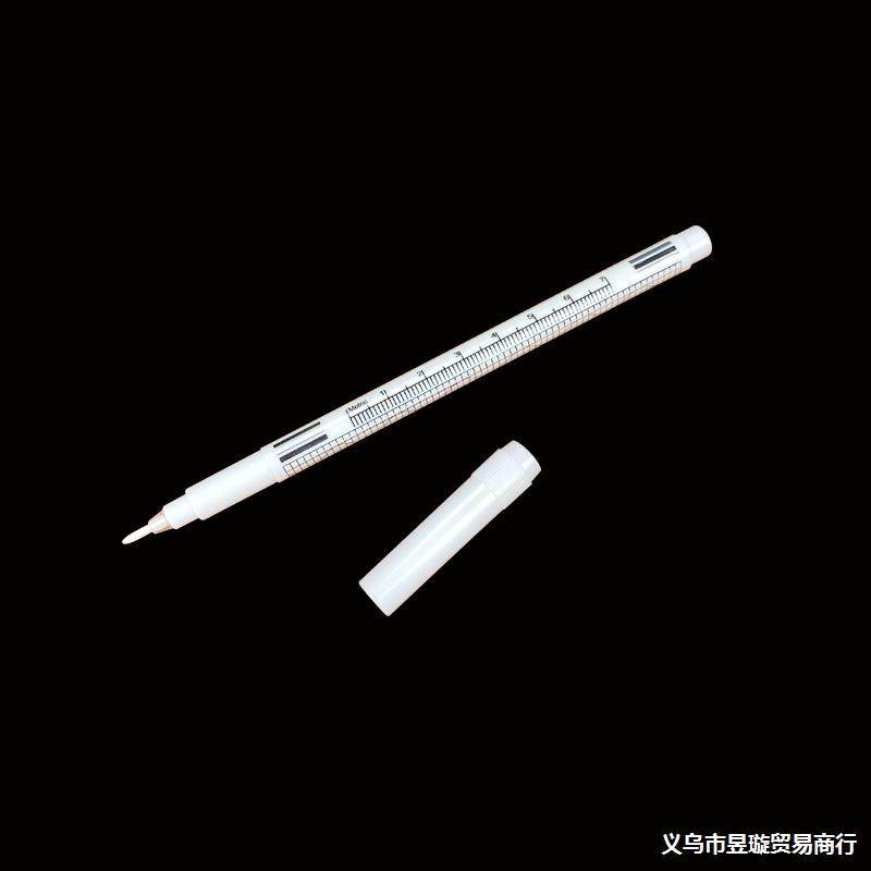 白色易擦无菌皮肤记号笔微整美容线雕设计划线布点设计笔