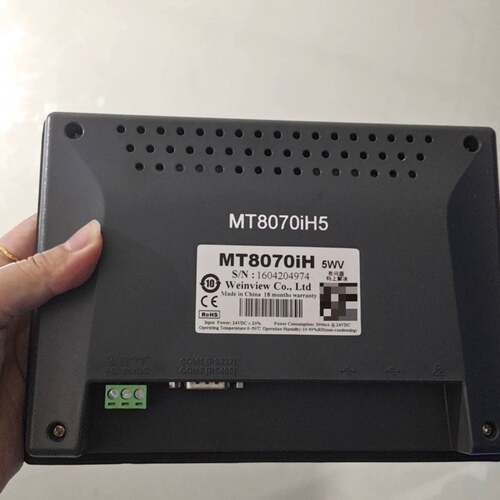 可维修威纶通MT8070iH5触摸屏，5WV，带RS232/RS4议价