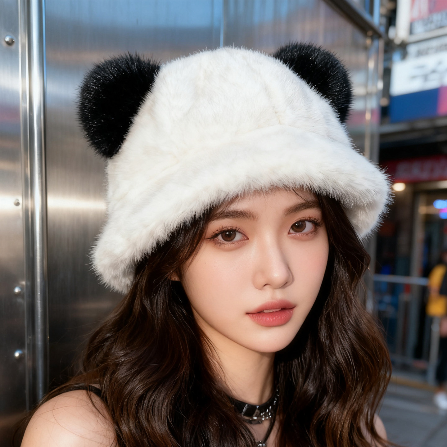 可爱小熊耳朵毛绒帽子女冬季渔夫帽防寒加厚保暖护耳帽显脸小盆帽,服饰配件/皮带/帽子/围巾,帽子,淘宝优惠券,粉丝福利购,淘宝优惠卷