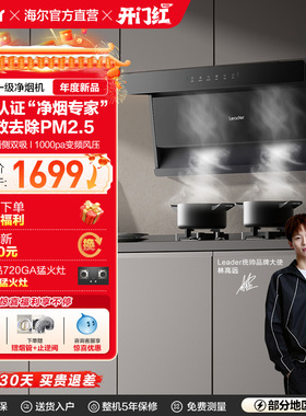 [新品]海尔智家统帅抽油烟机家用厨房大吸力净烟机F28顶侧双吸