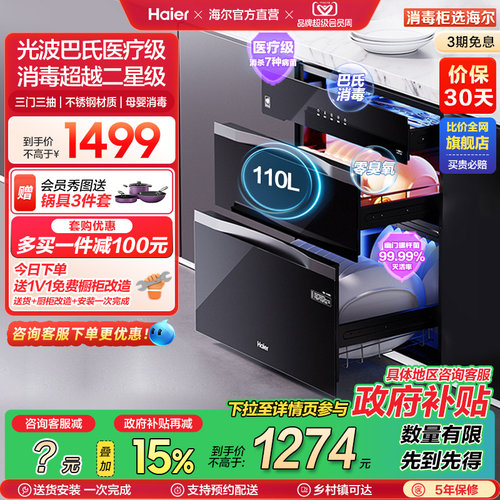 厨电品旗Haier/海尔 ZQD110F-EB031