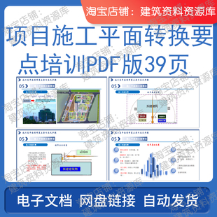 项目施工平面转换要点培训PDF39页建筑中建土建电子版参考资料