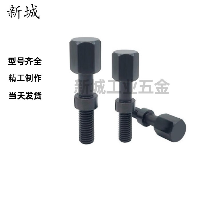 调整螺栓六角型标准型AJST/AJSTM6-15/20/25/30/35/40/45/50粗牙