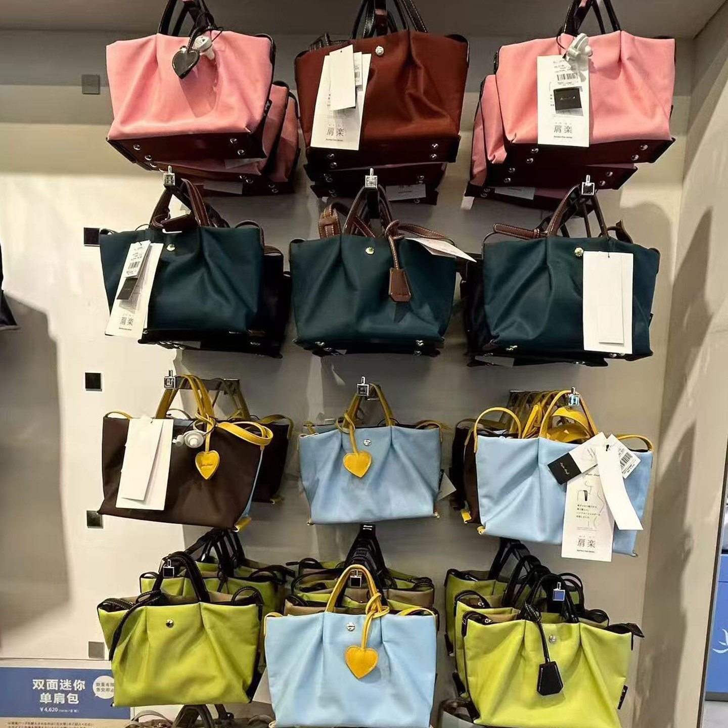 日本anello托特包正品限定拼色单肩手提饺子包轻便防水肩乐斜挎包