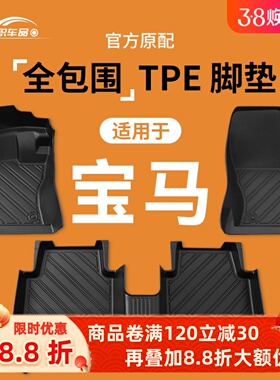适用宝马汽车脚垫x3 x1 x5 x4 x6 5系3系 i3 i4专用ix3全包围TPE