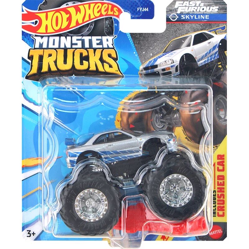 hot wheels合金汽车模型玩具越野男越野攀爬沙滩FYJ44狂野大脚车