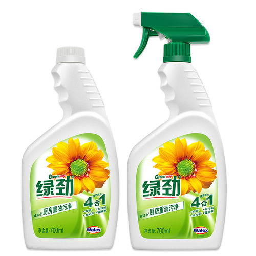 绿劲厨房油污清洁剂家用快速强力