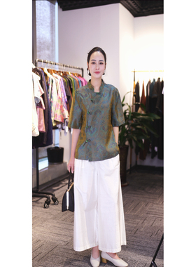 【穿搭师小鱼】浮光锦上衣 25600