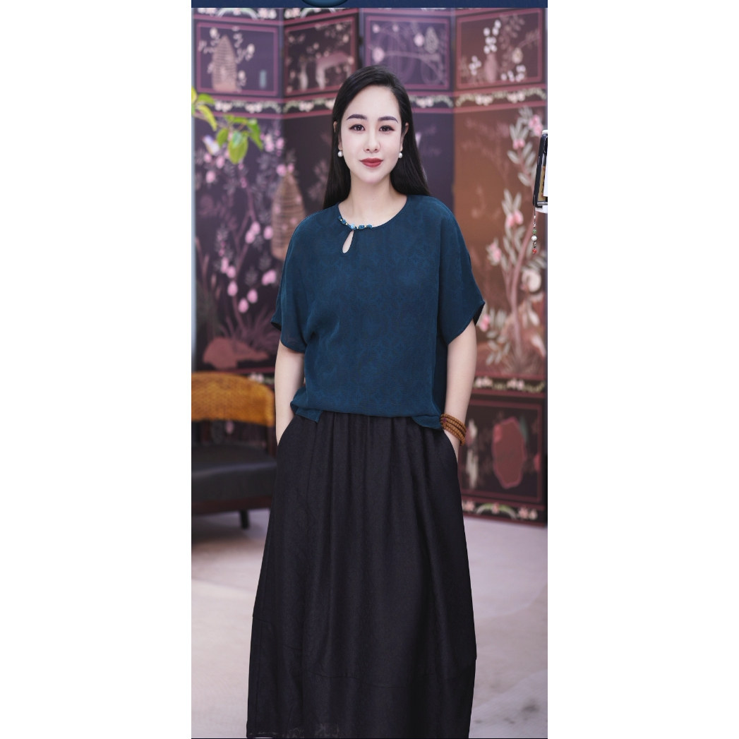 【穿搭师小鱼】新款四经绞罗香云纱上衣25528,女装/女士精品,衬衫,淘宝优惠券,粉丝福利购,淘宝优惠卷