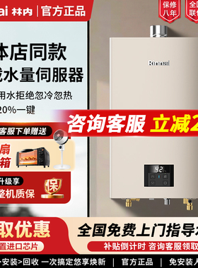 Rinnai/林内RUS-16E32G-CJ家用恒温燃气热水器焕境系列强排16升