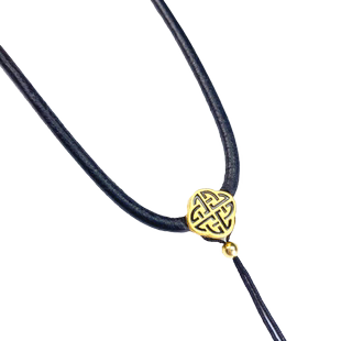 黄金吊坠纯牛皮挂绳吊坠绳金镶玉挂件绳项链绳套头绳牛皮绳子定制