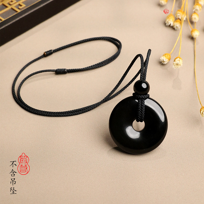 黑曜石平安扣吊坠挂绳项链绳免绑挂件绳面包圈戒指绳子玉坠挂脖绳,饰品/流行首饰/时尚饰品新,绳,淘宝优惠券,粉丝福利购,淘宝优惠卷
