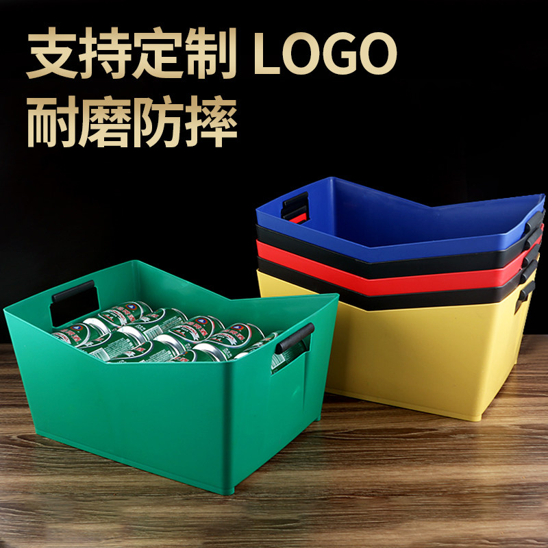 长方形冰桶塑料啤酒框 ktv酒吧商用啤酒箱装酒筐加大加厚|ruв категории посуда, до дна/бокал/вино, ведерко со льдом - от Buy2taobao.com для оказания профессиональной услуги покупки агента Taobao