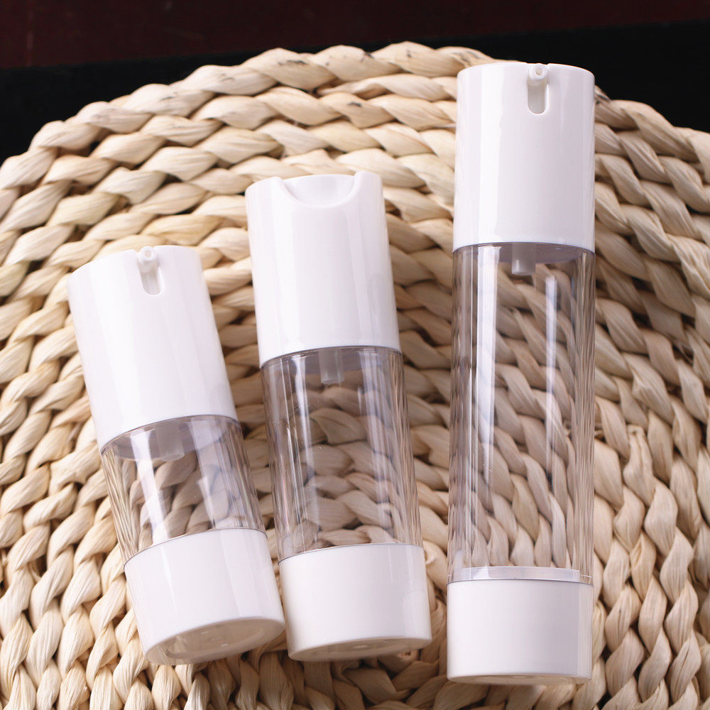 高档化妆品洗发水沐浴露丝瓜水真空瓶 乳液分装瓶15ML 30ML 50ML