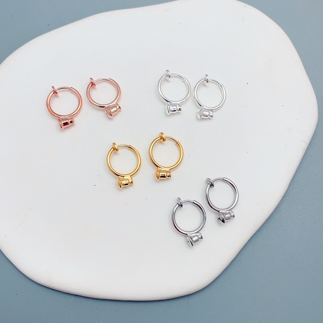 耳夹转化器耳圈无痛弹簧耳环改隐形转换器耳钉无耳洞可手工调节