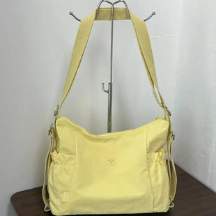 新款糖果色一包多背三背大容量出游双肩包通勤单肩斜跨托特包女款