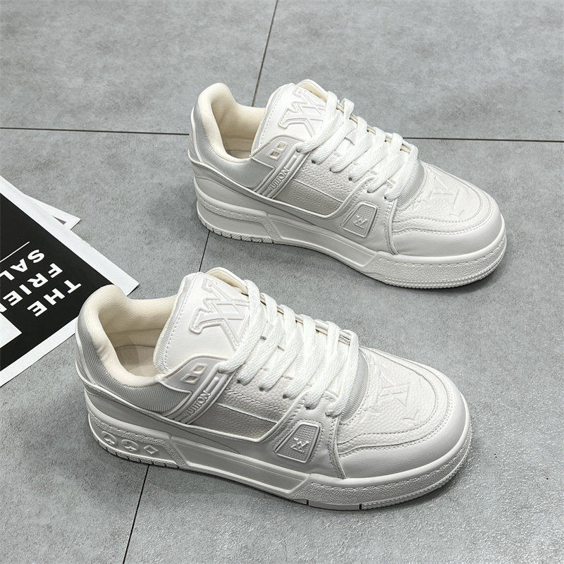 韩版潮牌小白鞋女港风休闲厚底增高真皮2025春季新款百搭运动板鞋