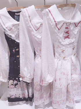 搬仓清货钢琴兔柄蕾蕾系量产型甜美可爱少女印花蝴蝶结连衣裙