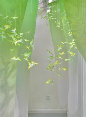幻彩水晶蝴蝶吊饰幼儿园绿色环创