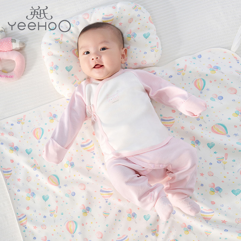 YINGS BABY COTTON NEWBORN MONK JACKET OPEN CROTCH PANTS THIN 174518 174525