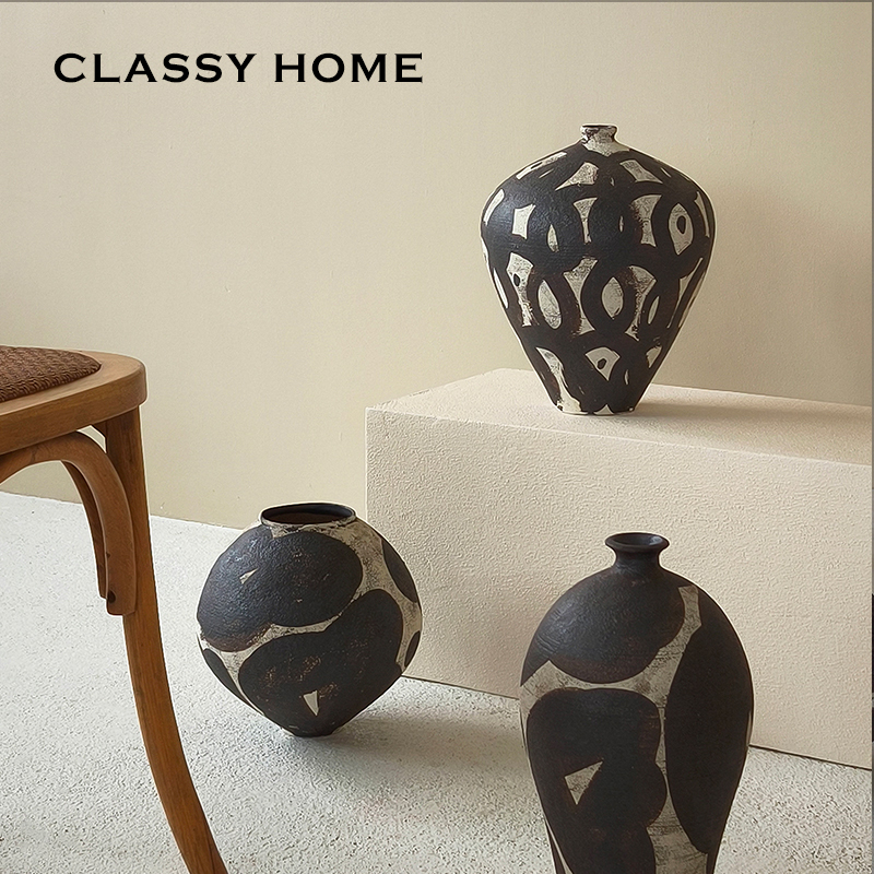 侘寂风民宿野口Wabi-sabi花瓶