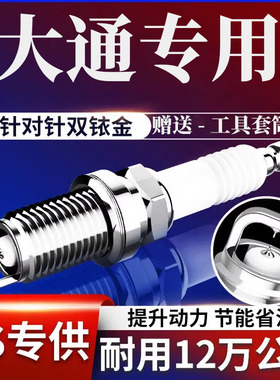 适配上汽大通MAXUS G50 G10 G20 D60 D90火花塞G90原厂双铱金升级
