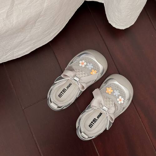 女童公主鞋夏季新款透气网面鞋