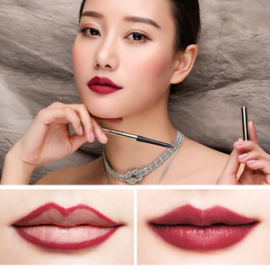 正品自动旋转唇线笔女防水持久不脱色勾线唇膏笔式口红哑光送唇刷