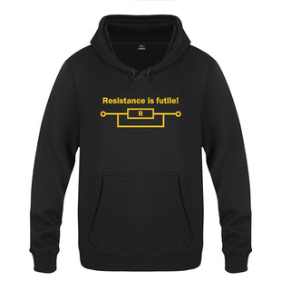 Nerd 男式 Resistance Joke Geek 创意新奇礼物 卫衣 Futile