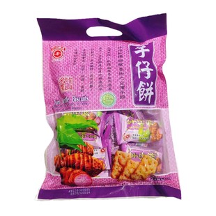 台湾小吃饼干竹山名产日香芋仔饼300d袋装香脆可口休闲看剧小零食