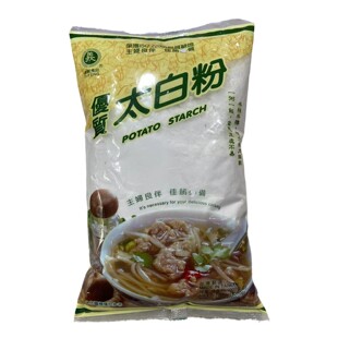 台湾义峰优质太白粉1kg*袋装商用台菜餐厅调味料羹汤布丁冰淇淋粉