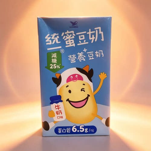 原装统一蜜豆奶牛奶口味250ml*24盒整箱便携盒装营养代餐豆奶饮品