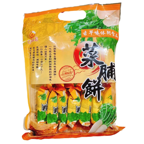 休闲零嘴台湾巧益菜脯饼