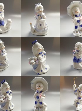 创意陶瓷古董娃娃陶瓷创意送礼