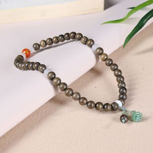 饰品奶配饰复古风奇楠念珠男女沉香手串手链香木diy莲蓬花梨文玩